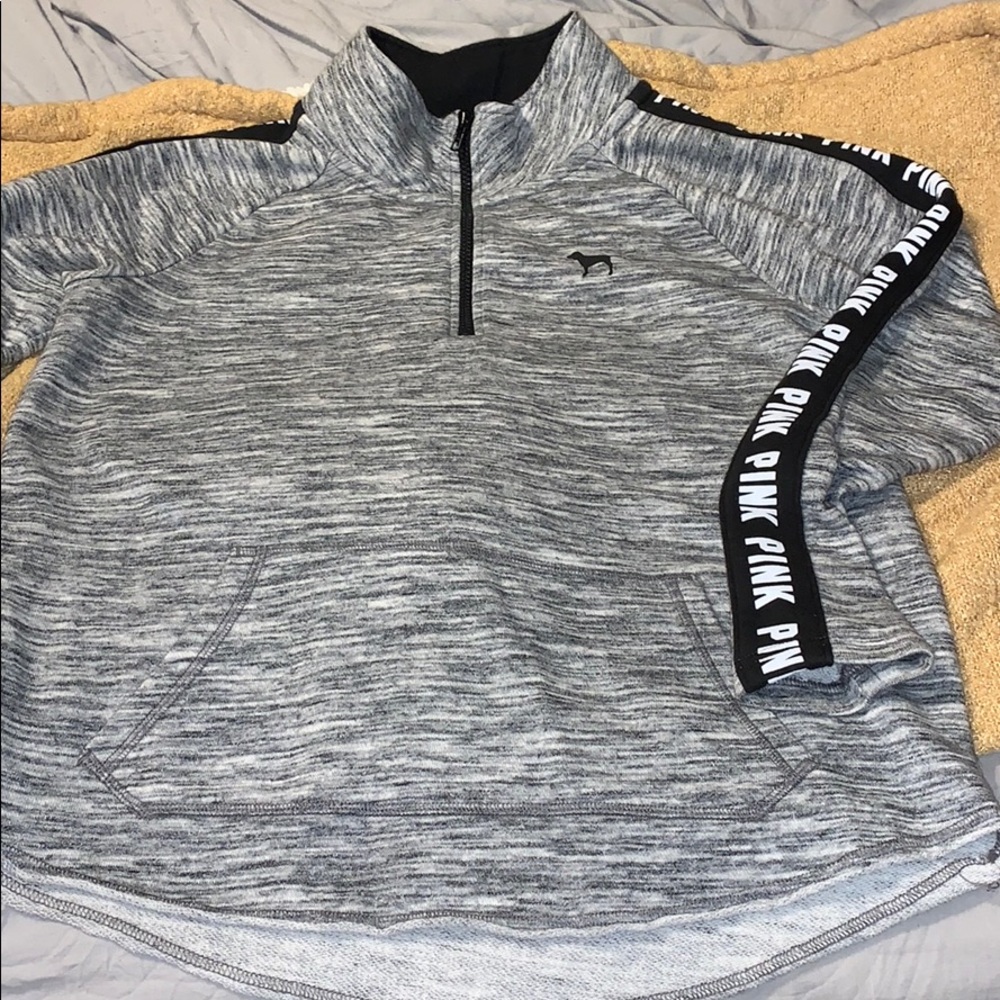 PINK pullover with zipper